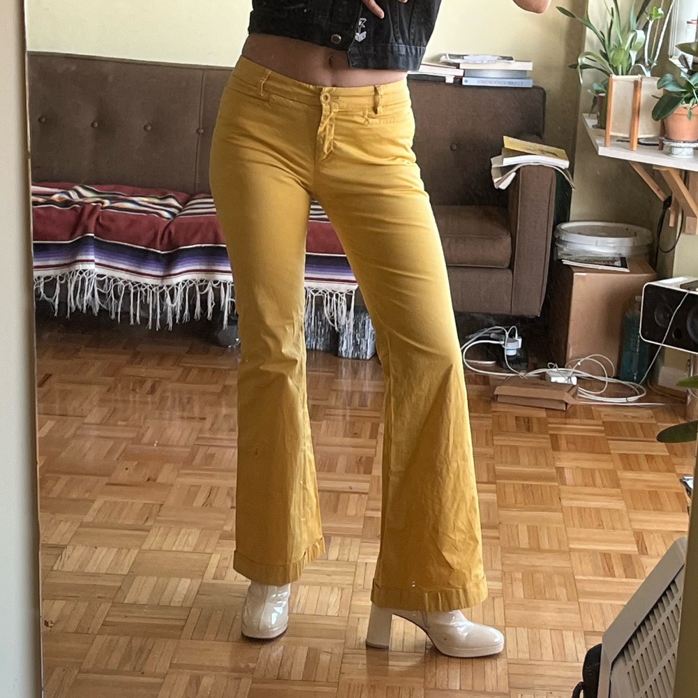 Yellow flares - See by Chloe 90s vintage